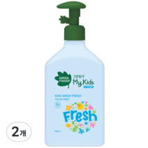 그린 핑거 마이 키즈 워시 프레쉬, 2개, 500ml