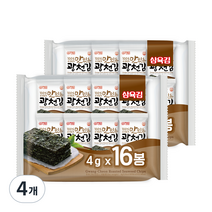 삼육김 광천김 16p, 4개, 64g