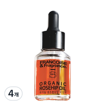 프랑스와즈 로즈힙오일 비정제, 33ml, 4개
