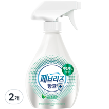 페브리즈 항균플러스 섬유탈취제 산뜻한향 본품, 370ml, 2개