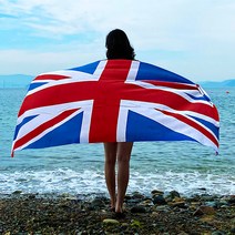 바캉스 Best 부드러운 특대형 비치타올, 영국신사오빠, 1개