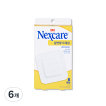 3M 넥스케어 일반형 드레싱 중형 6매, 6개