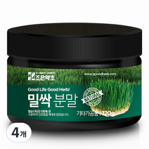조은약초 밀싹 분말, 120g, 4개
