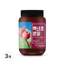 건강스토리 국내산 백년초 분말, 3개, 200g