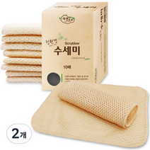 자연으로 친환경 수세미, 2개, 10개입