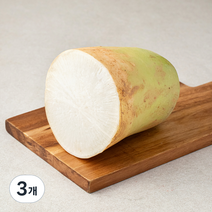 국내산 절단무 450g, 3개