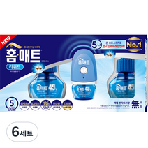 홈매트 리퀴드 스위치형 훈증기 + 리필 3p, 6세트