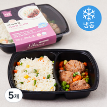 마이비밀 라이킷 도시락 야채볶음밥과 미트볼 2개입 (냉동), 390g, 5개