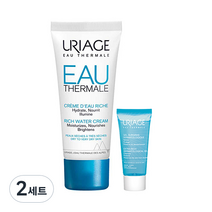 유리아쥬 오 떼르말 워터 크림 40ml + 쉬르그라리끼드 8ml 세트, 2세트
