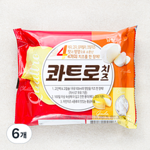 남양유업 콰트로 치즈 12매입, 204g, 6개