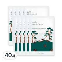 라운드랩 소나무 진정 시카 마스크, 40개, 1개입