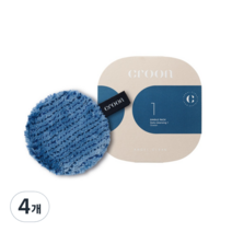 크룬 물로만 하는 모공 클렌징 엔젤퍼프 싱글팩 세안용, 오션, 4개