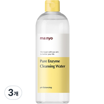 마녀공장 퓨어 엔자임 클렌징 워터, 400ml, 3개