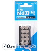 마그피아 초강력 원형 네오디움 메모자석 MND-10-03, 40개입