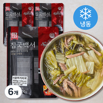 집국백서 가마솥 수제 사골우거지국 (냉동), 500g, 6개