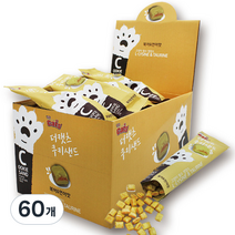 더캣츠 쿠키샌드 고양이간식 20g, 북어 + 연어 혼합맛, 60개