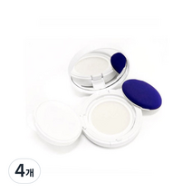 마타바 DIY 쿠션팩트 퓨어 케이스 73 x 73 x 27 mm, 화이트, 4개