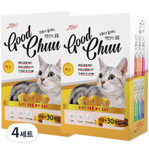 갓펫 굿츄 고양이 간식 15g x 6종 x 5p 세트, 4세트, 믹스