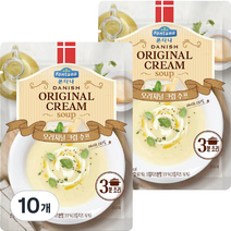 폰타나 데니쉬 오리지널 크림 수프 파우치, 75g, 10개