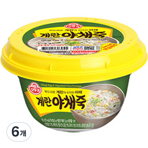 오뚜기 계란야채죽 상온, 285g, 6개입