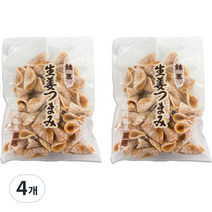 쇼가쯔마미 생강 센베이, 4개, 140g