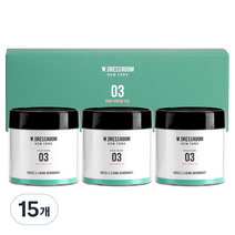 더블유드레스룸 디퓨저 탈취제 No.03 베이비그린티, 110g, 15개