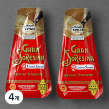 소레시나 그라나 파다노 치즈, 125g, 4개