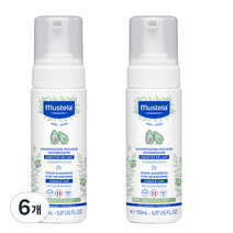 무스텔라 폼 포 뉴 본 유아샴푸, 150ml, 6개