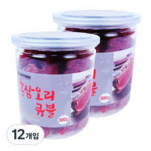 뉴트리오 스테이크 반려견 간식, 홍삼 + 오리큐블 혼합맛, 12개입