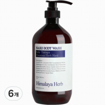 부케가르니 나드 바디워시 라벤더머스크, 1000ml, 6개