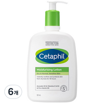 세타필 모이스춰라이징 대용량 로션, 591ml, 6개