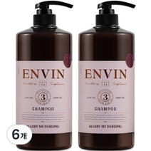 앙방 약산성 퍼퓸 두피샴푸 메리미달링, 6개, 1000ml