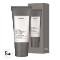 쿤달 울트라 마이크로 휩 펄라이트 폼클렌징, 175ml, 5개