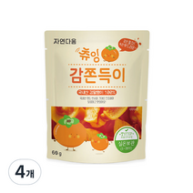 자연다움 츄잉 감쫀득이, 4개, 60g