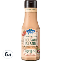 폰타나 사우전 아일랜드 드레싱, 250g, 6개