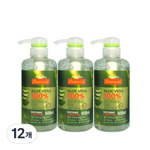 다바찌 알로에베라 수딩젤 100, 500ml, 12개
