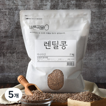 바른곡물 렌틸콩, 2kg, 5개