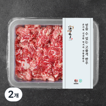 전통참한우 1등급 세절 국거리용 (냉장), 300g, 2개
