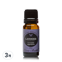 러브바스 아로마 에센셜 오일 라벤더, 10ml, 3개