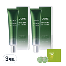 김정문알로에 큐어 시그니처 3X크림 50ml x 2p + 2X크림 3.5g x 2p + 3X크림 2g x 3p, 3세트