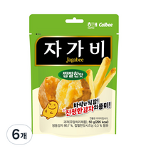 자가비 짭짤한 맛, 50g, 6개