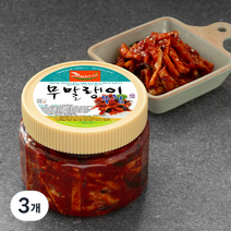강경신안 무말랭이 무침, 500g, 3개