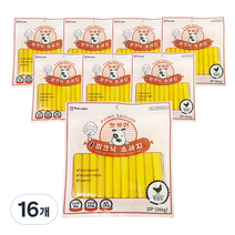 펫케어 강아지 피크닉 소세지 11p, 치킨, 16개