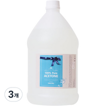 화장품용 퓨어 아세톤, 3.8L, 3개