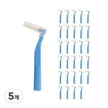 치간칫솔 L형 SS형, 55개입, 5개