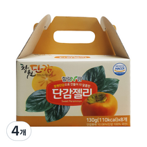 힐링엔팜 창원 단감젤리 8p, 1040g, 4개