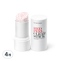 쏘내추럴 레드 필 포어 클리어 스틱, 23g, 4개