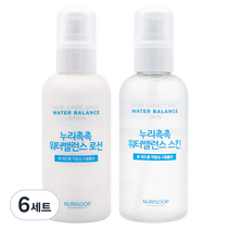 누리숲 누리촉촉 워터밸런스 스킨 로션 세트, 6세트