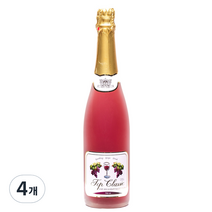 [하이세븐] Hi Seven 탄산음료 그레이프 750ml, 4개