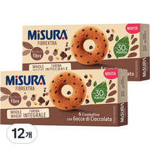 미주라 초코칩 통밀도넛츠, 230g, 12개